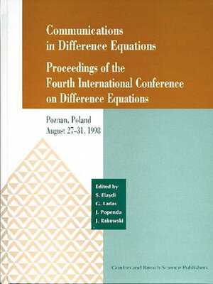 cover image of Communications in Difference Equations